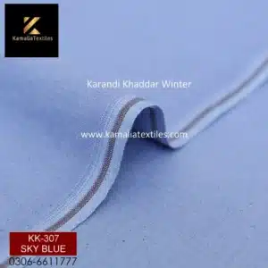 KK-307 SKY BLUE (Karandi Khaddar Winter)